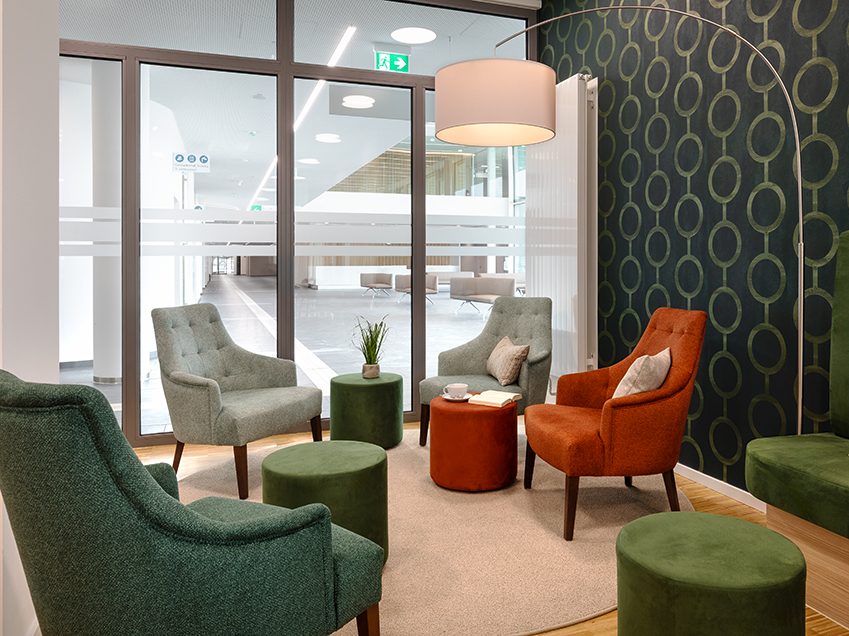 Innenarchitektur der Verkaufstheke, Bäckerei Eicherts Göppingen