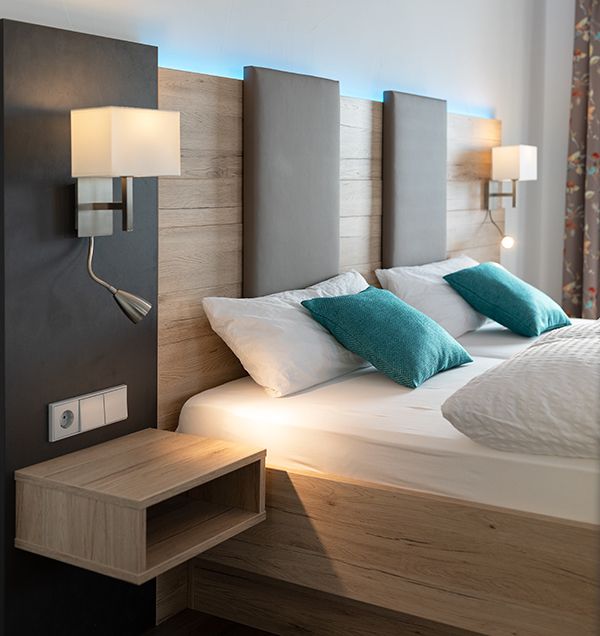 Hotelfotografie: Detailaufnahme Hotelzimmer-Balkon, Landhotel Traube